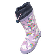 (9 UK Child, Lilac) Mountain Warehouse Childrens/Kids II Rainbow Winter Wellington Boots