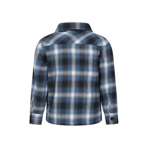 Mountain Warehouse Childrens/Kids Stream Checked Borg Lined Full Zip Shirt Jacket 1