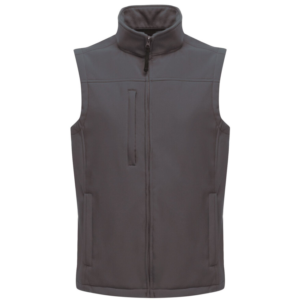 Regatta (Xl, Seal Grey/Seal Grey) Mens Flux Softshell Bodywarmer / Sleeveless Jacket (Water Repellent & Wind Resistant)