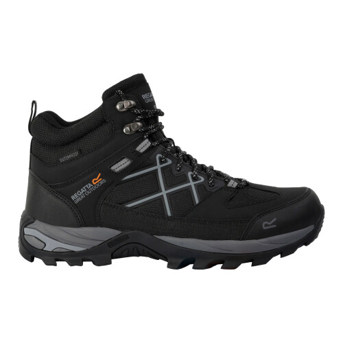 Regatta (7 UK, Black/Graphite Black) Regatta Mens Samaris III Walking Boots 1