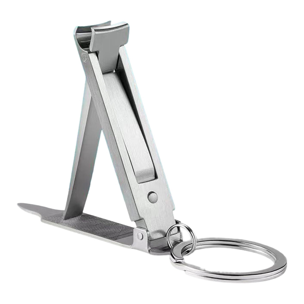 Folding Nail Clippers UltraThin Keychain Multifunction TravelFriendly Compact Grooming Tool