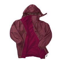 (S, Burgundy) Result Unisex Adult StormDri 4000 Reversible Jacket