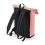 BagBase (One Size, Nude Pink) Bagbase Roll Top PU Backpack 2