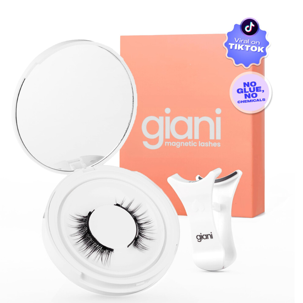 Magnetic Eyelashes with Applicator Kit  Reusable Glue Lashes for Natural Medium Look