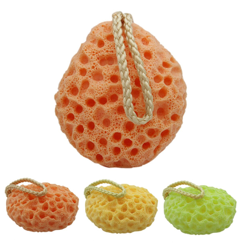 Body Exfoliating Sponge for Gentle Face and Body Cleansing, NonLatex Bath Shower Scrub