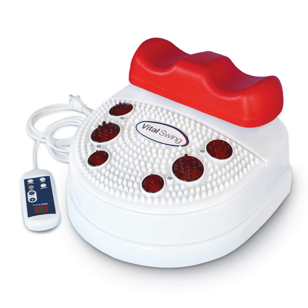 Leg Swing Machine for Circulation with Plush Ankle Cradle, Passive Exerciser for Seniors