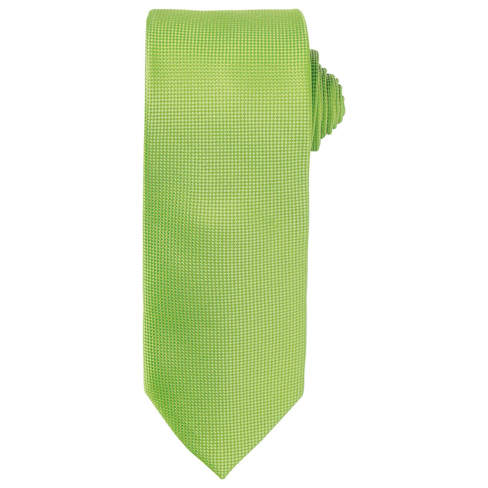 Premier (One Size, Lime) Unisex Adult Micro Waffle Tie