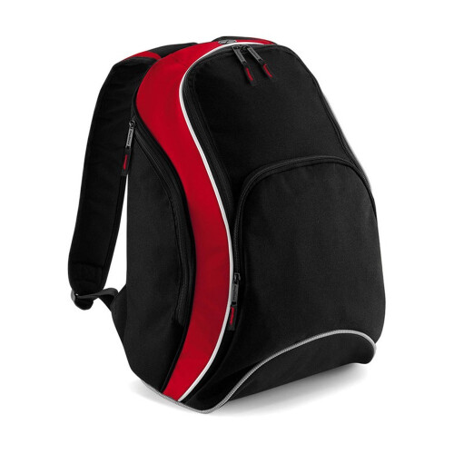 BagBase (One Size, Black/Classic Red) Bagbase Teamwear Backpack