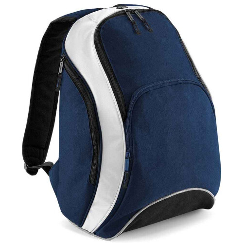 BagBase (One Size, French Navy/White) Bagbase Teamwear Backpack