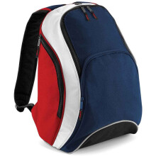 (One Size, French Navy/Classic Red/White) Bagbase Teamwear Backpack