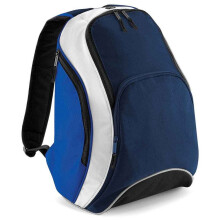 (One Size, French Navy/Bright Royal Blue/White) Bagbase Teamwear Backpack