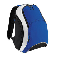 (One Size, Bright Royal Blue/Black/White) Bagbase Teamwear Backpack