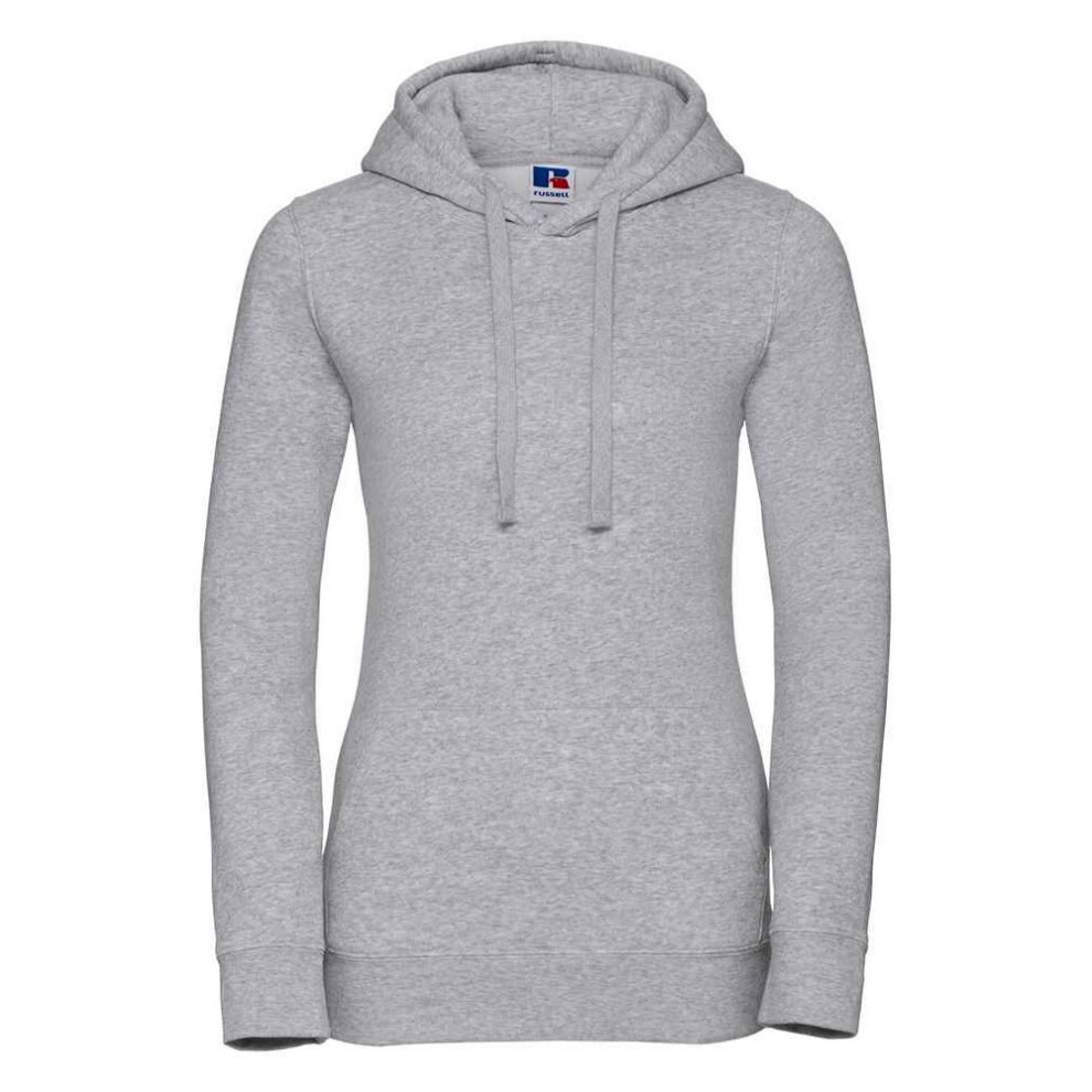 Russell (18 Uk, Light Oxford Grey) Womens/Ladies Authentic Hoodie