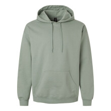 (M, Sage) Gildan Unisex Adult Softstyle Plain Midweight Hoodie