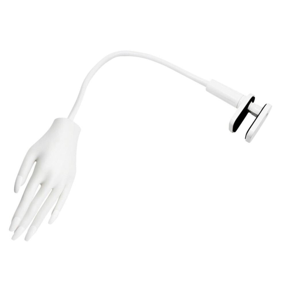 Nail Practice Hand Model  Reusable Lifelike Manicure Training Hand for Beginners