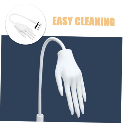 Nail Practice Hand Model  Reusable Lifelike Manicure Training Hand for Beginners 1