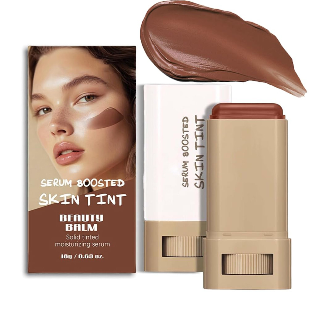 Foundation Stick Hydrating SerumInfused 3in1 Beauty Balm, Buildable Coverage, Shade #02
