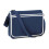 BagBase (One Size, French Navy/White) Bagbase Retro Messenger Bag 1