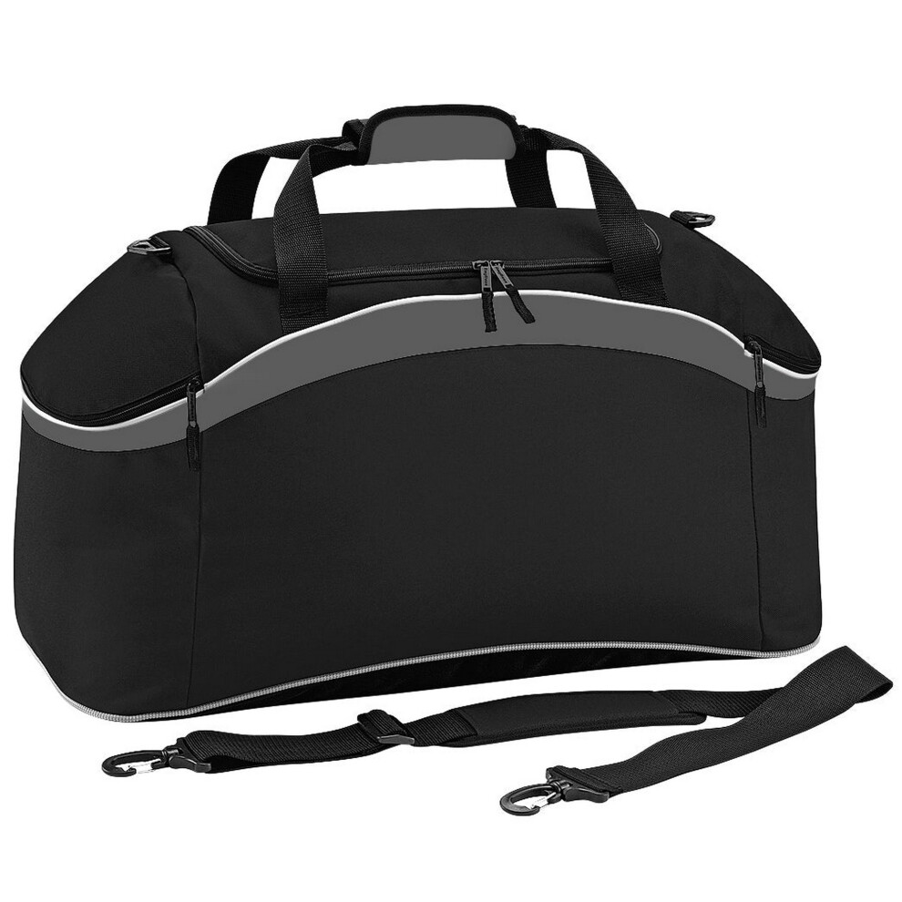 Bagbase (One Size, Black/Graphite Grey/White) Teamwear Holdall
