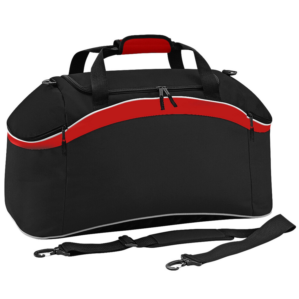 Bagbase (One Size, Black/Classic Red/White) Teamwear Holdall