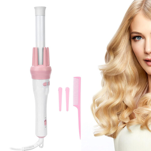 Professional Automatic 360 Rotating Ceramic Curling Iron with Fast Heating for All Hair Types 2