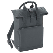 (One Size, Graphite Grey) Bagbase Roll Top Twin Handle Backpack