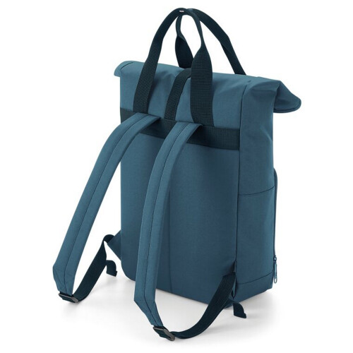 BagBase (One Size, Airforce Blue) Bagbase Roll Top Twin Handle Backpack 2