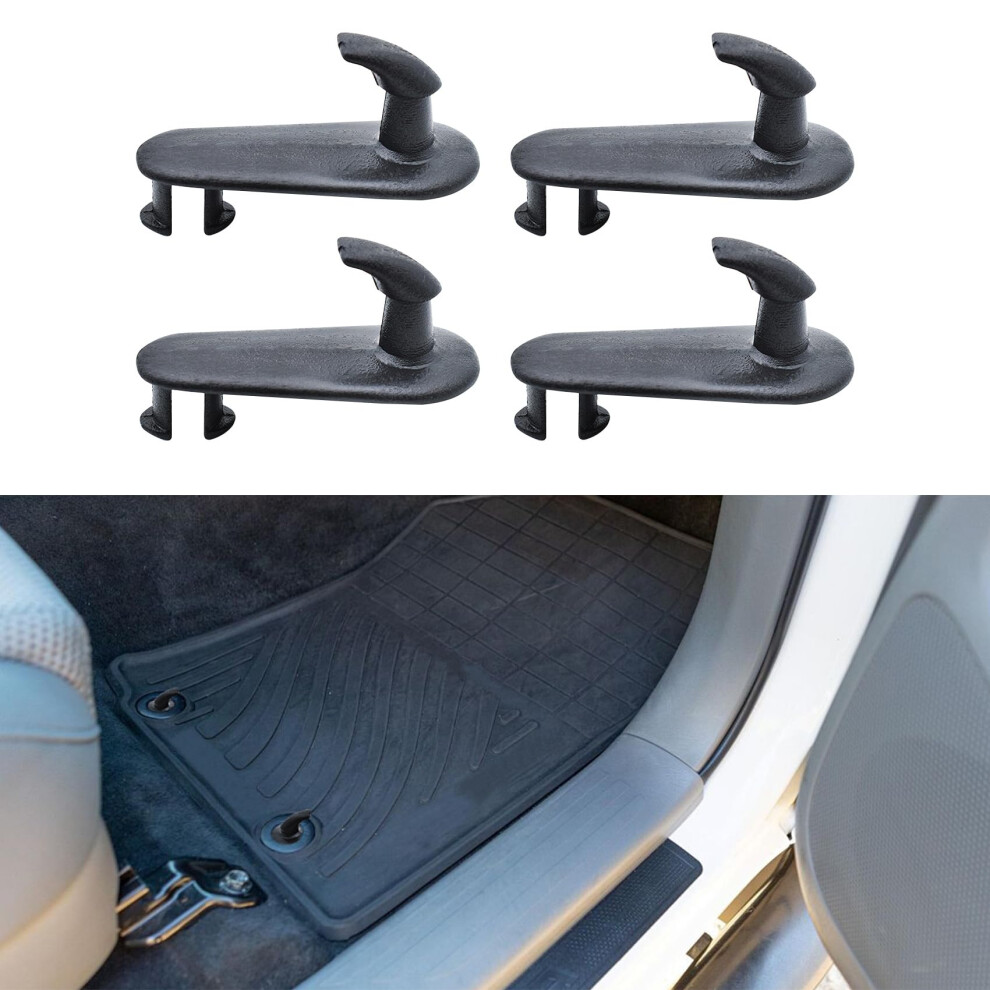 4Pcs Car Floor Mat Clips For Toyota Lexus, Durable Plastic Retainer Buckles, Secure Mat Lock 9455672025034