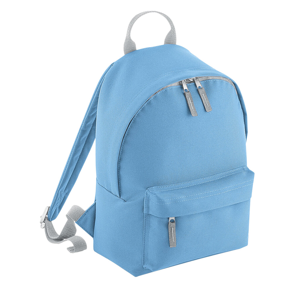 Bagbase (One Size, Sky Blue/Light Grey) Fashion Mini Backpack
