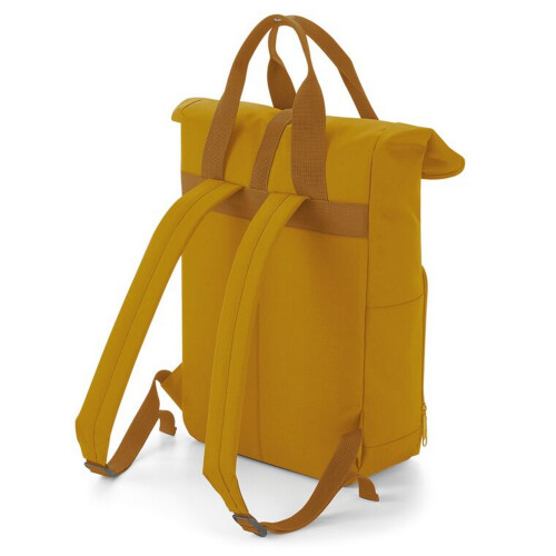 BagBase (One Size, Mustard) Bagbase Roll Top Twin Handle Backpack 2