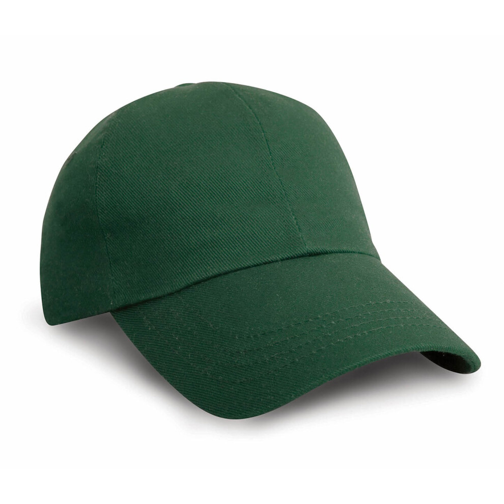 Result (One Size, Forest Green) Unisex Low Profile Heavy Brushed Cotton Baseball Cap
