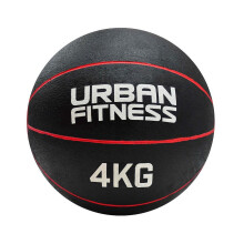 (4kg, Red) Urban Fitness Medicine Ball