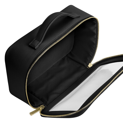BagBase (One Size, Black) Bagbase Boutique Clear Toiletry Bag 1