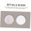 Transparent Nail Drill Bit Holder Organizer Case with Clear Display and Dual Storage Function, 2pcs 5