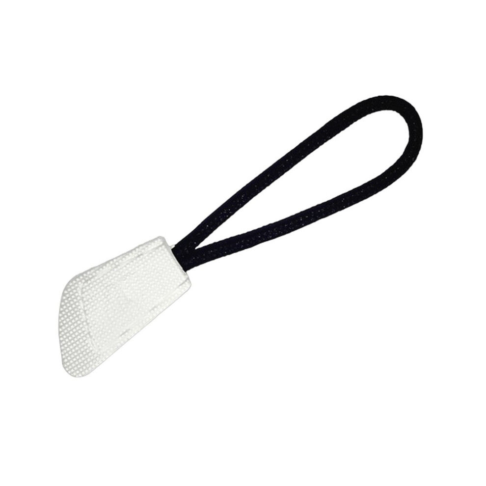 Result (One Size, White) Zip Pulls (Pack Of 10)