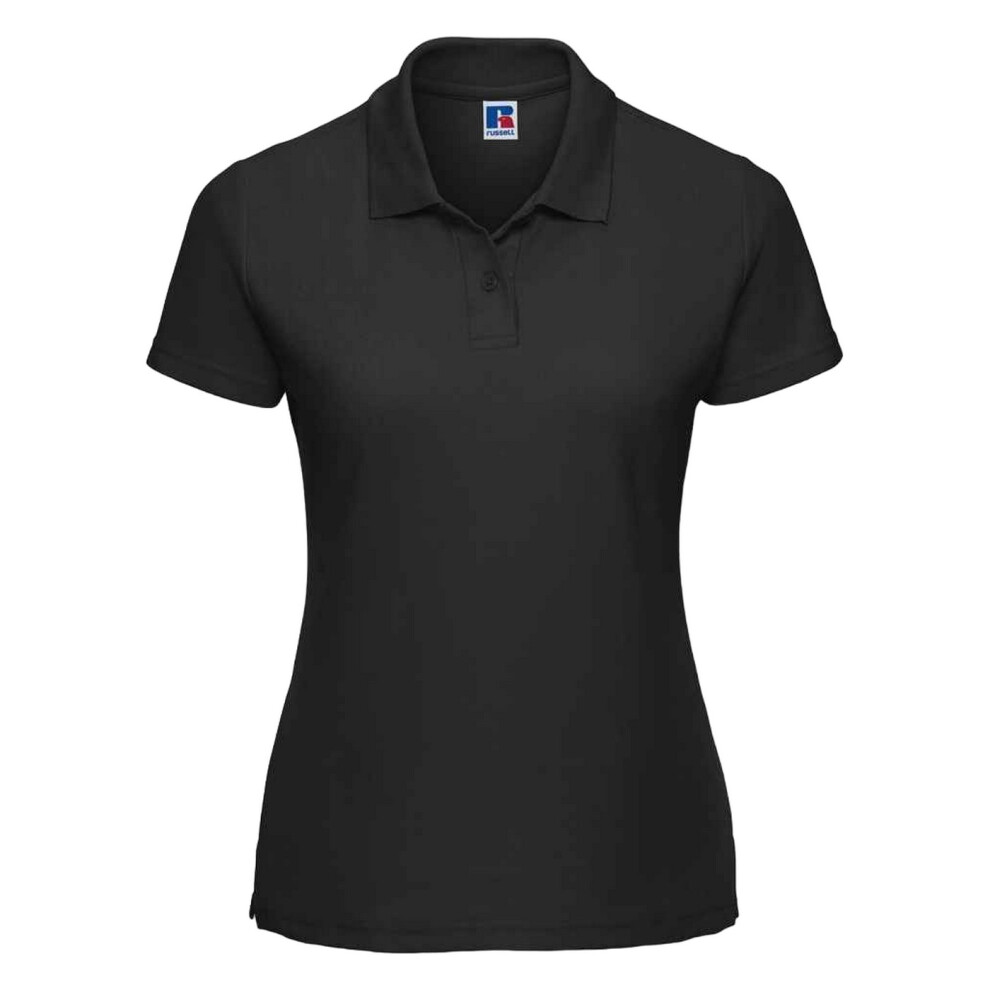 New Russell Women's (Xxl, ) / Polycotton Classic Polo Shirt Black