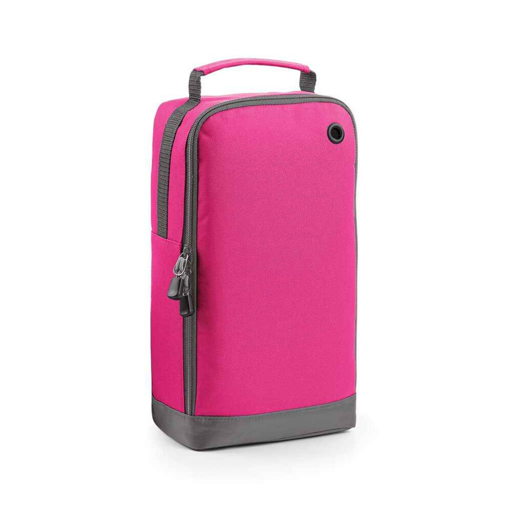 Bagbase (One Size, Fuchsia) Athleisure Sports Shoe Bag