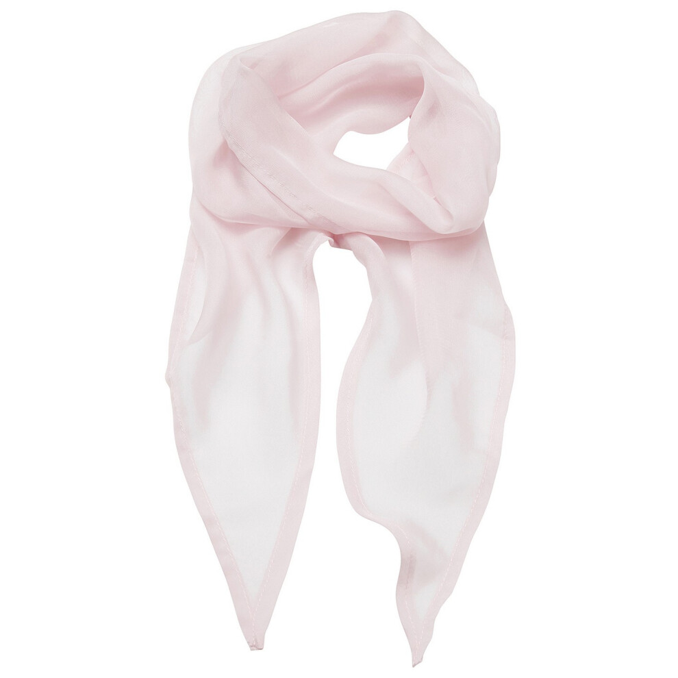 Premier (One Size, Pink) Unisex Adult Colours Chiffon Scarf