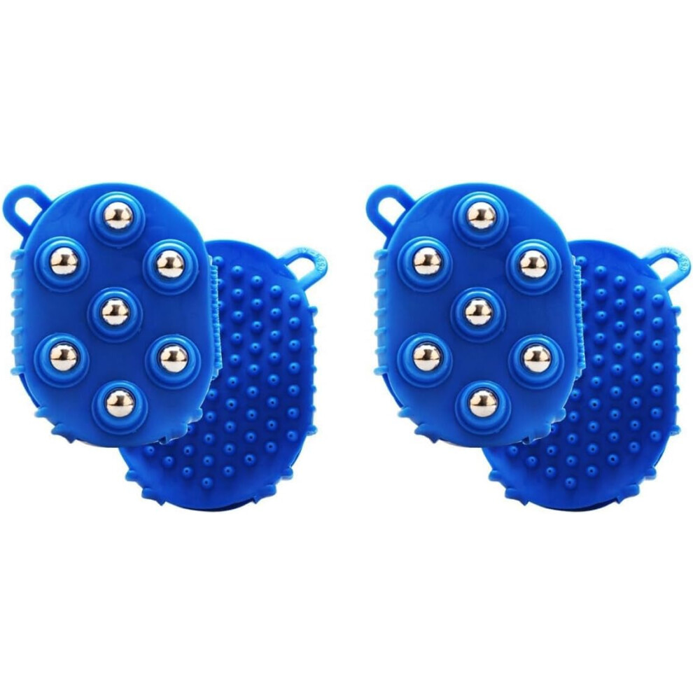 Massage Roller 2Pcs Muscle Massage Tool with 360 Rotating Balls for Full Body and Scalp Relaxation