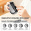Electric Nail Clippers with Dual Function Nail Care, Automatic Trimmer, USB Rechargeable, Gray 3