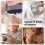 Electric Nail Clippers with Dual Function Nail Care, Automatic Trimmer, USB Rechargeable, Gray 5