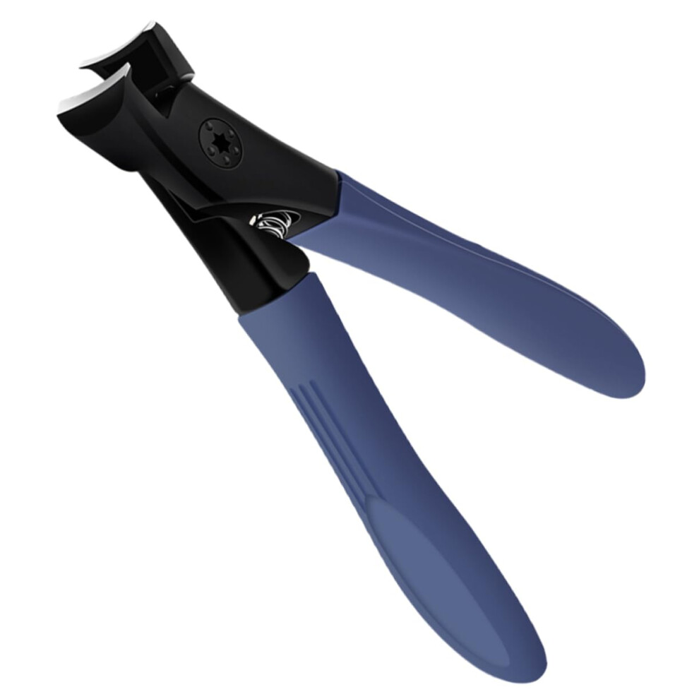 Stainless Steel Wide Jaw Nail Clipper with Precise Cutting Blades for Fingernails and Toenails