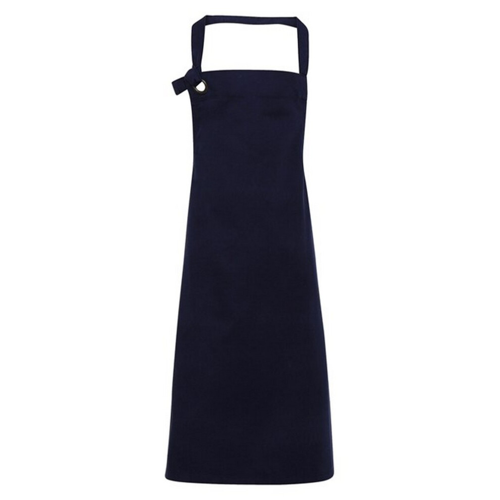 Premier Unisex Adult Calibre Bibbed Apron - Navy - One Size - Navy - Image 3