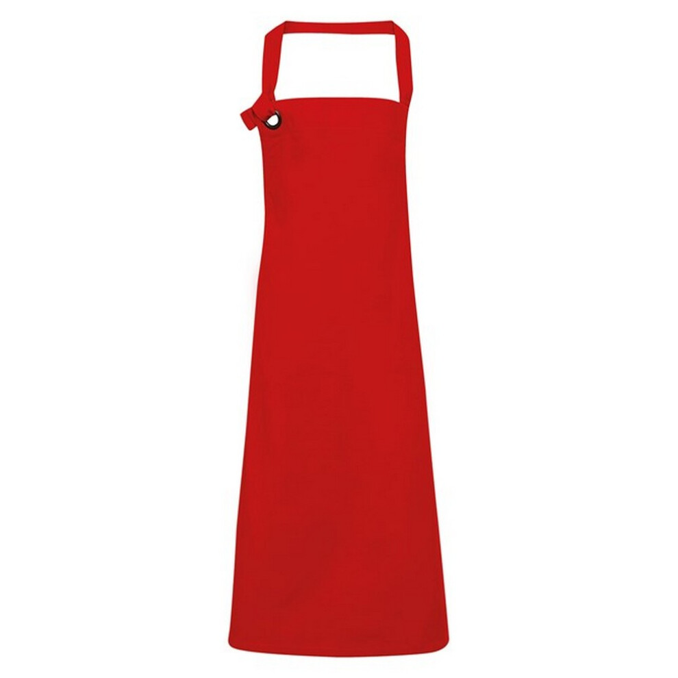 Premier (One Size, Red) Unisex Adult Calibre Bibbed Apron