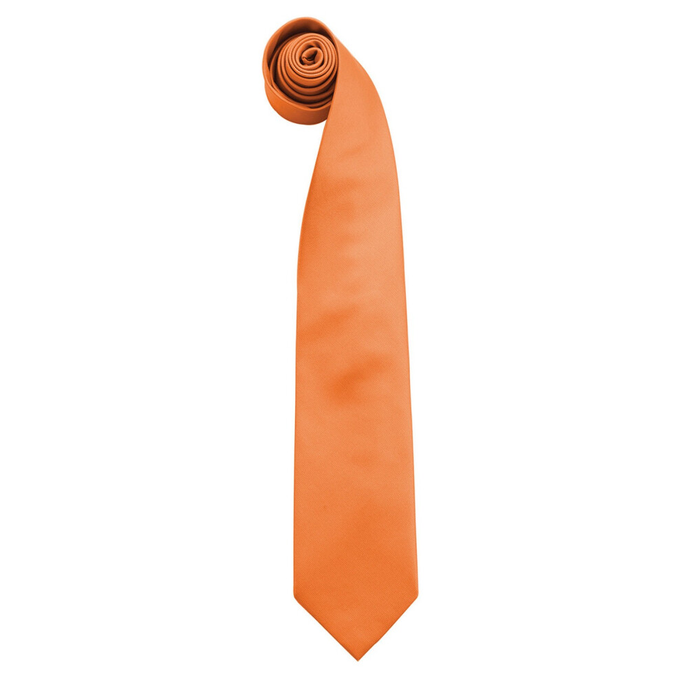 Premier (One Size, Orange) Mens Colours Fashion Tie