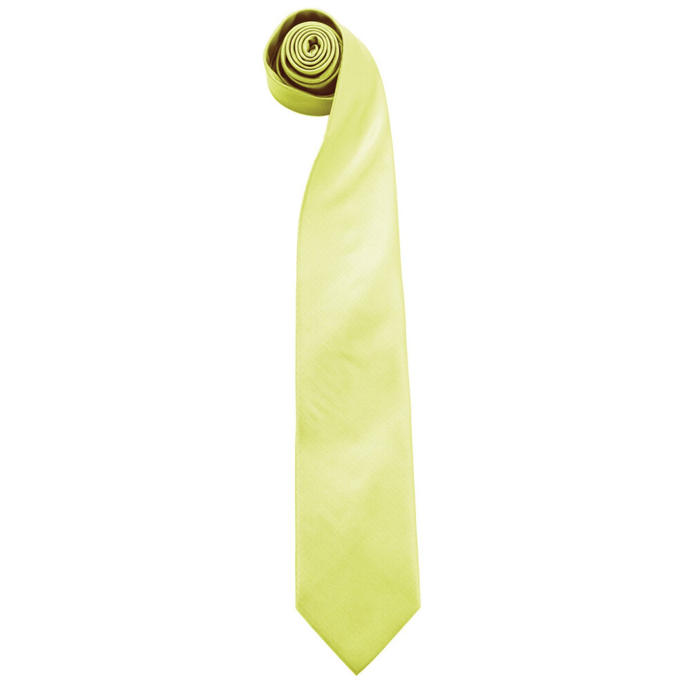 Premier (One Size, Lime) Mens Colours Fashion Tie