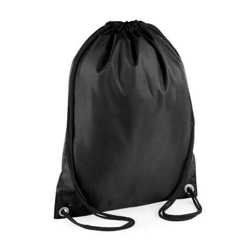 BagBase (One Size, Black) Bagbase Budget Drawstring Bag