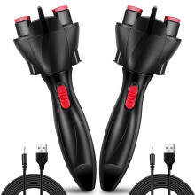 2 Pcs Automatic Hair Braider with Dual Power Options USB Hair Twister Tool for Quick Styling