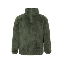 (5-6 Years, Khaki Green) Mountain Warehouse Childrens/Kids Teddy Half Zip Fleece Top