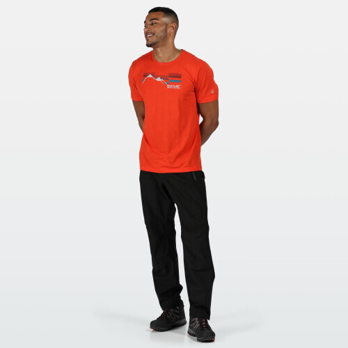 Regatta (S R, Black) Regatta Mens Highton Stretch Overtrousers 1